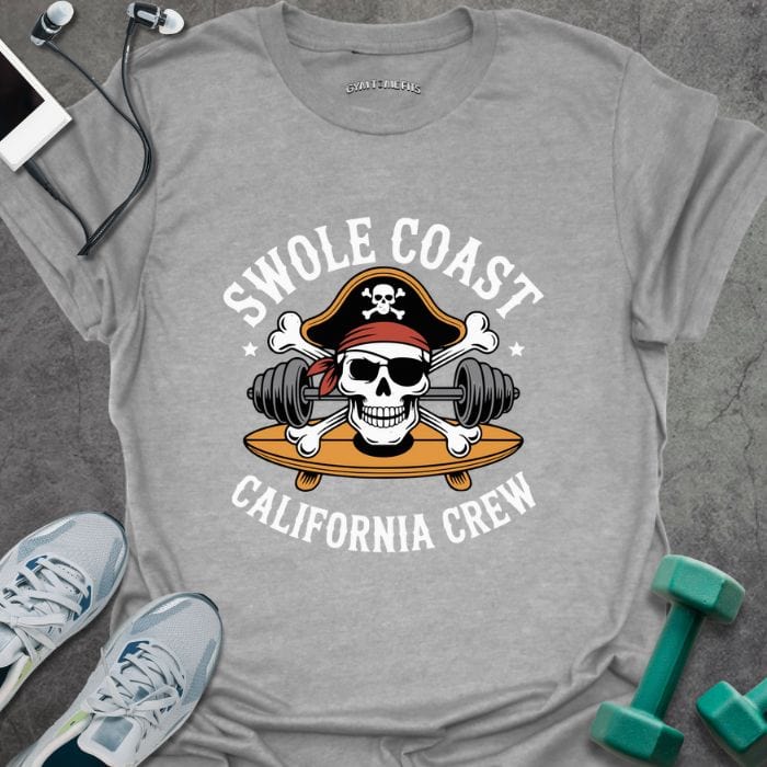 T-Shirt Sport Grey / S Swole Coast T-Shirt