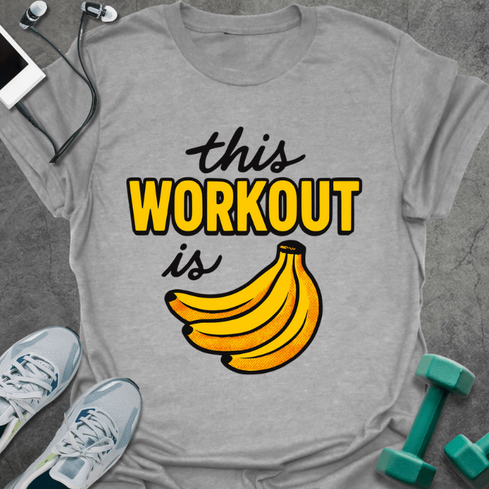 T-Shirt Sport Grey / S This Workout T-Shirt