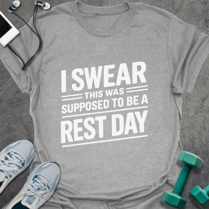 T-Shirt Sport Grey / S Was Rest Day T-Shirt