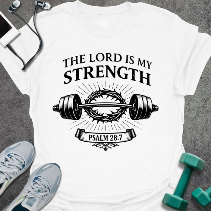 T-Shirt White / S Lord's Strength T-Shirt