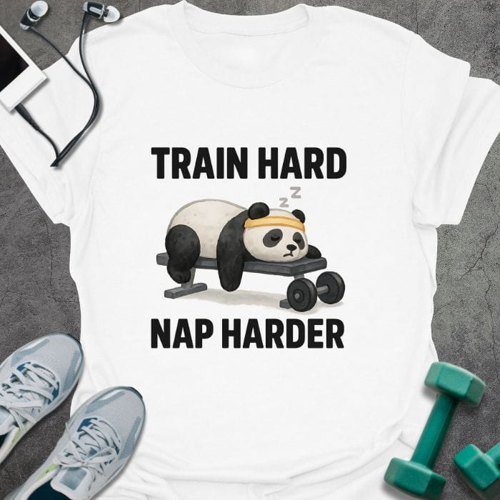 T-Shirt White / S Nap Harder T-Shirt
