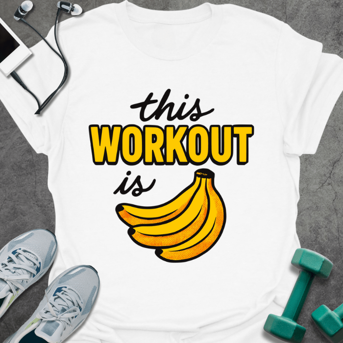 T-Shirt White / S This Workout T-Shirt