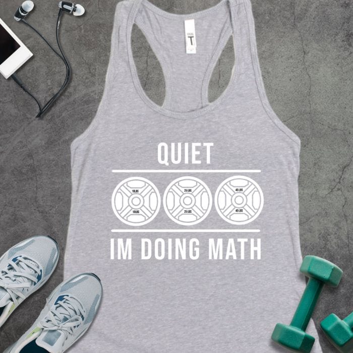 Tank Top Heather Grey / XS I'm Doing Math Tank