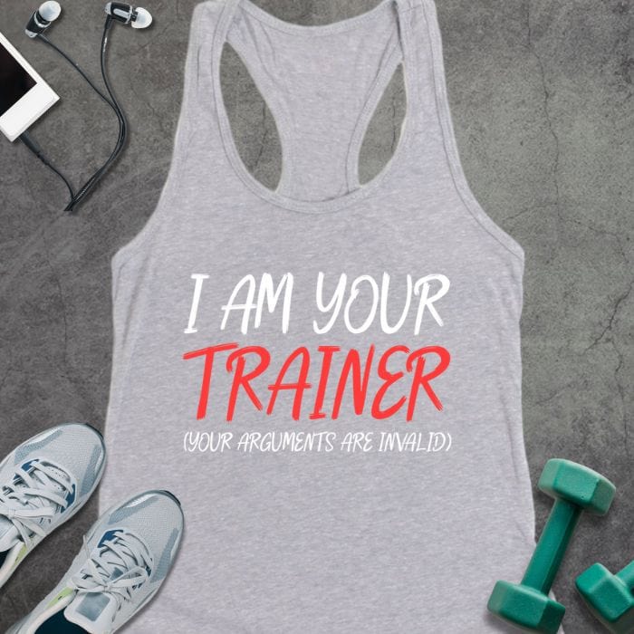 Tank Top Heather Grey / XS I'm Your Trainer Tank