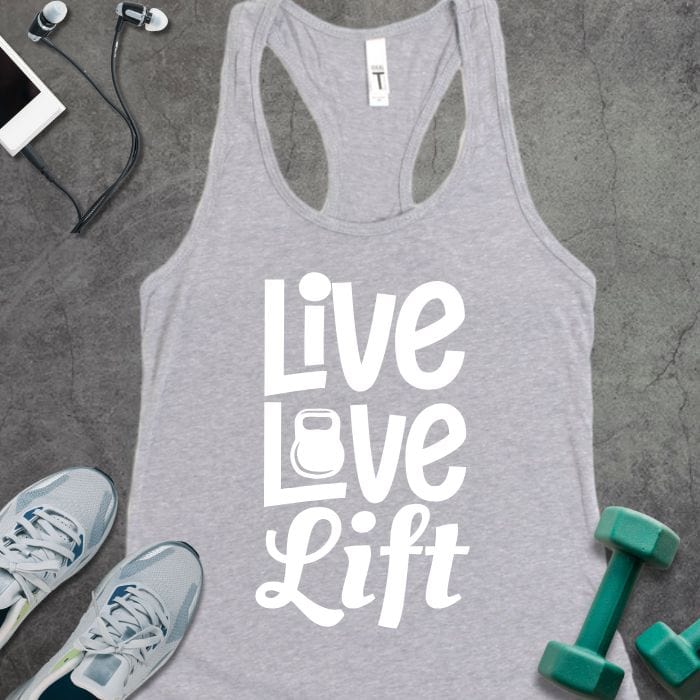 Tank Top Heather Grey / XS Live Love Lift Tank