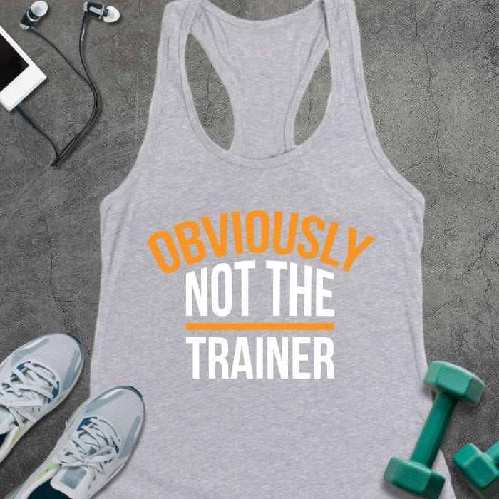 Tank Top Heather Grey / XS Not The Trainer Tank
