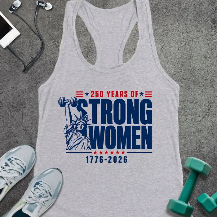 Tank Top Heather Grey / XS Strong Women