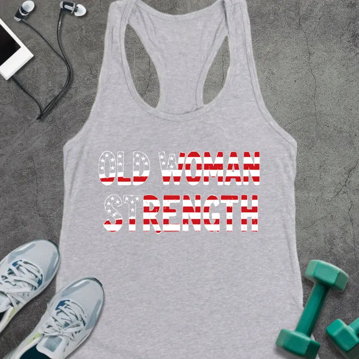 Tank Top Heather Grey / XS Woman Strength