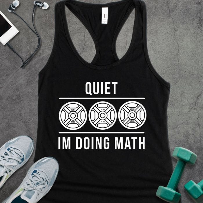 Tank Top Solid Black / XS I'm Doing Math Tank
