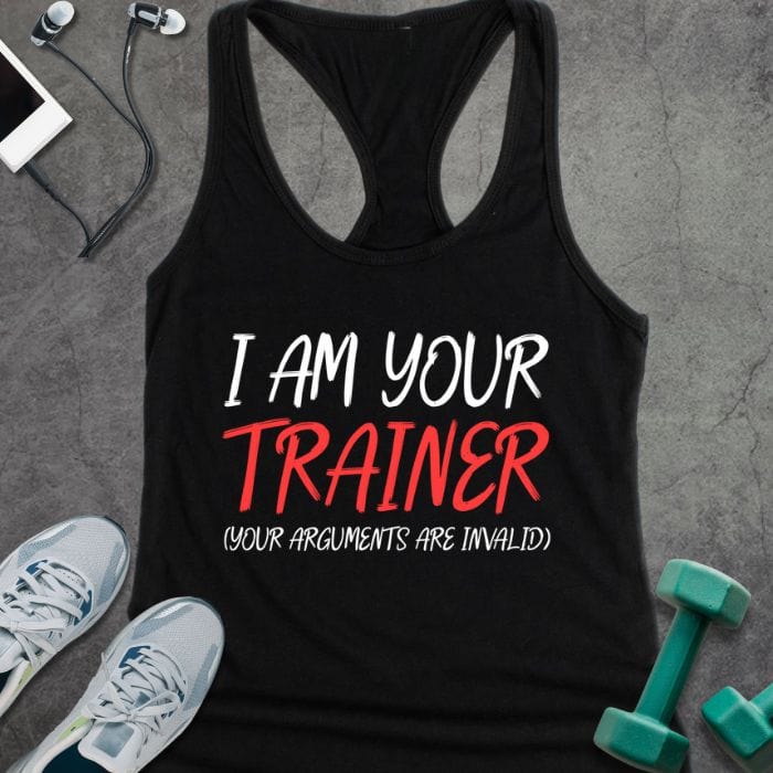 Tank Top Solid Black / XS I'm Your Trainer Tank