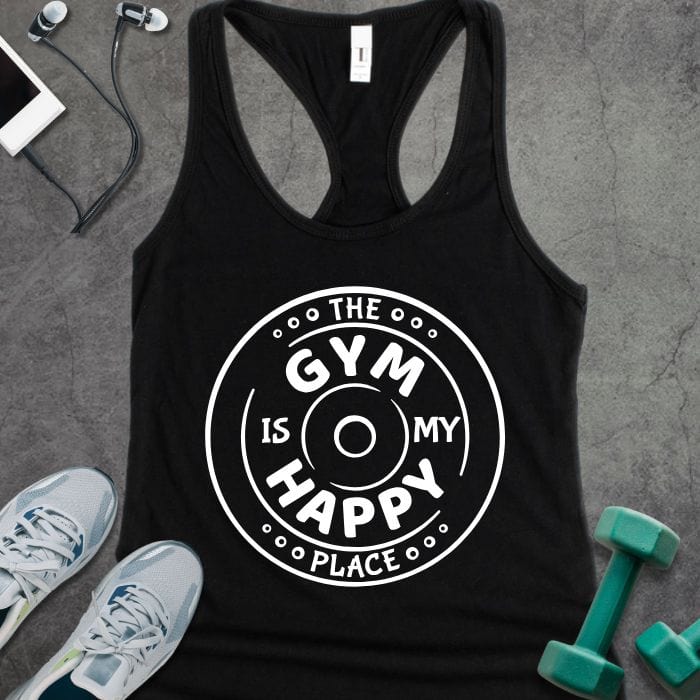 Tank Top Solid Black / XS The Gym Is My Tank