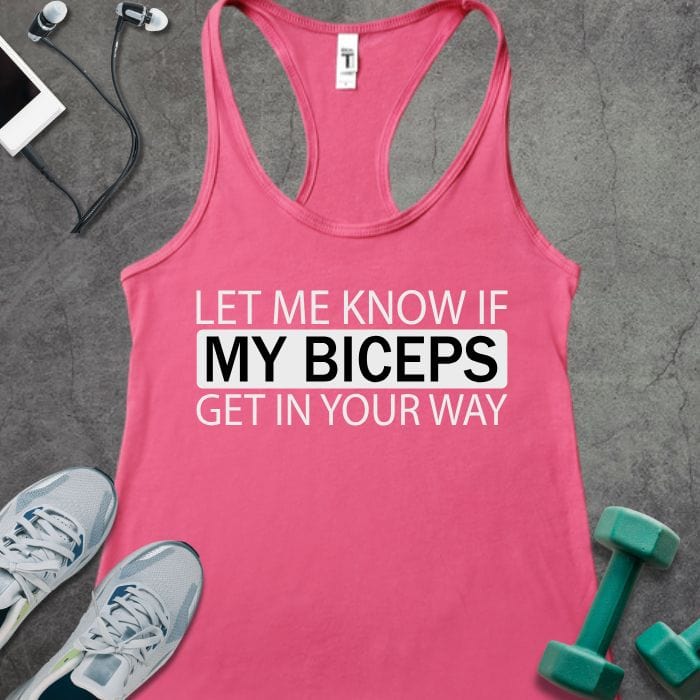 Tank Top Solid Hot Pink / XS Let Me Know Tank
