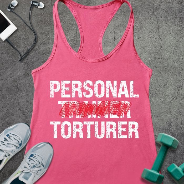 Tank Top Solid Hot Pink / XS Personal Torturer Tank
