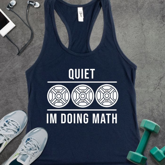 Tank Top Solid Midnight Navy / XS I'm Doing Math Tank