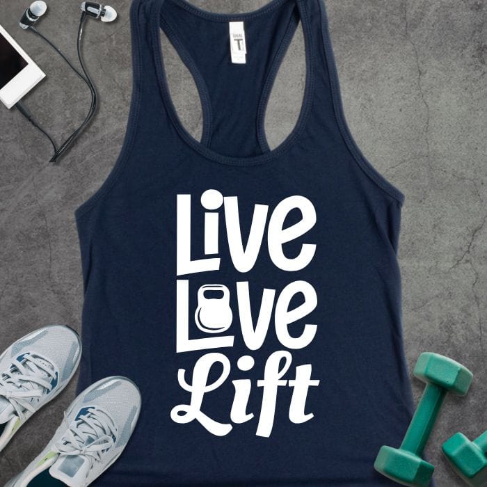 Tank Top Solid Midnight Navy / XS Live Love Lift Tank