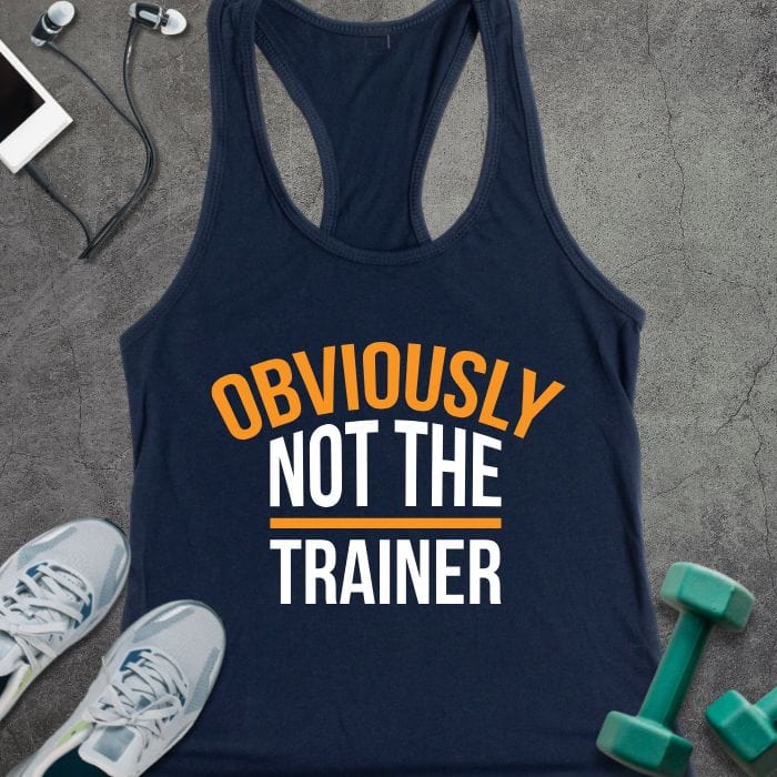 Tank Top Solid Midnight Navy / XS Not The Trainer Tank