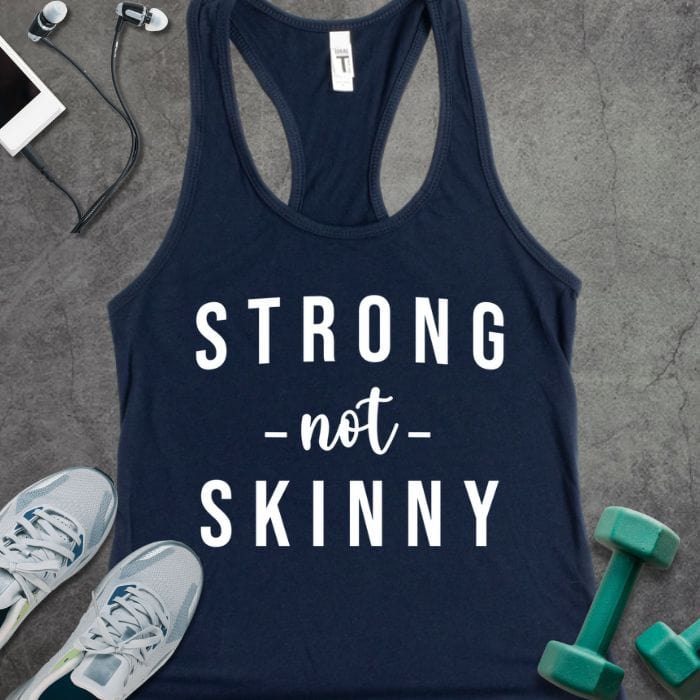Tank Top Solid Midnight Navy / XS Strong Not Skinny Tank