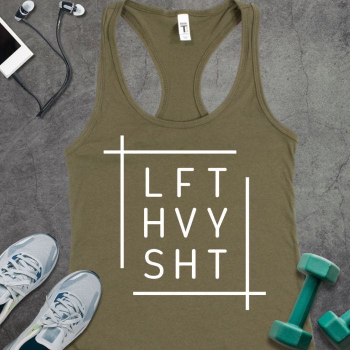 Tank Top Solid Military Green / XS LFT HVY SHT Tank