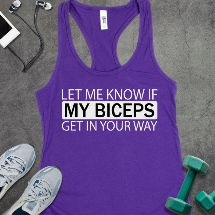 Tank Top Solid Purple Rush / XS Let Me Know Tank