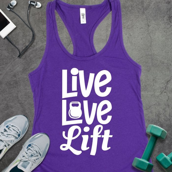 Tank Top Solid Purple Rush / XS Live Love Lift Tank