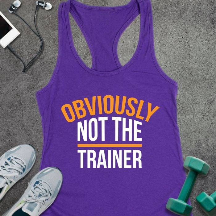 Tank Top Solid Purple Rush / XS Not The Trainer Tank