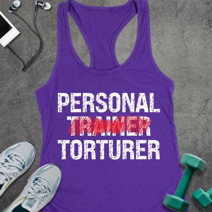 Tank Top Solid Purple Rush / XS Personal Torturer Tank