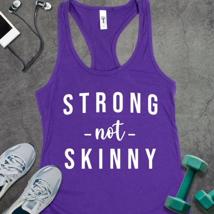 Tank Top Solid Purple Rush / XS Strong Not Skinny Tank