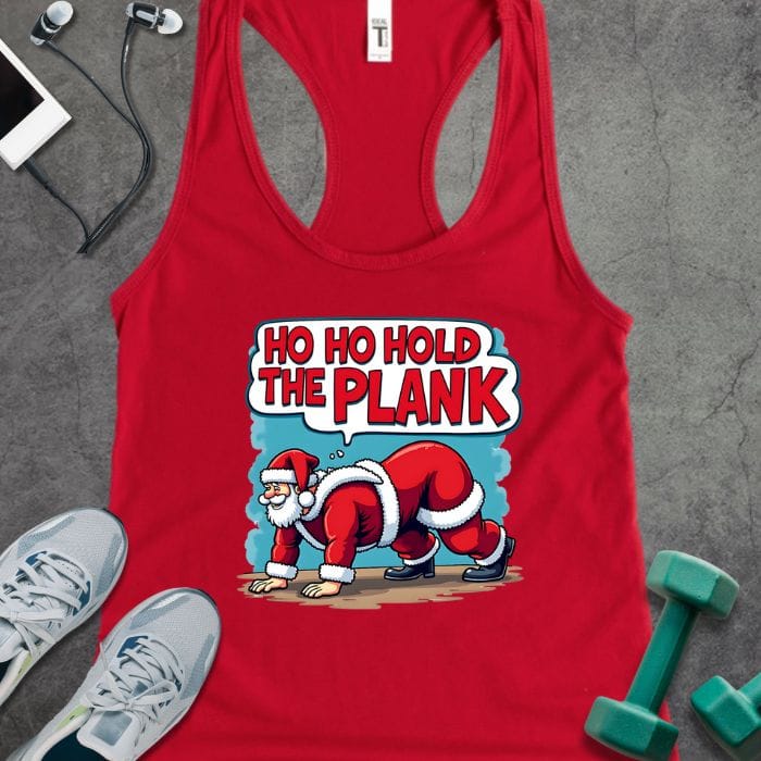 Tank Top Solid Red / XS Ho The Plank Tank