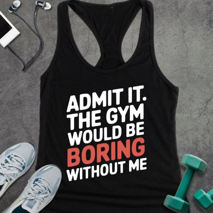 Tank Top XS / Solid Black Admit It Tank
