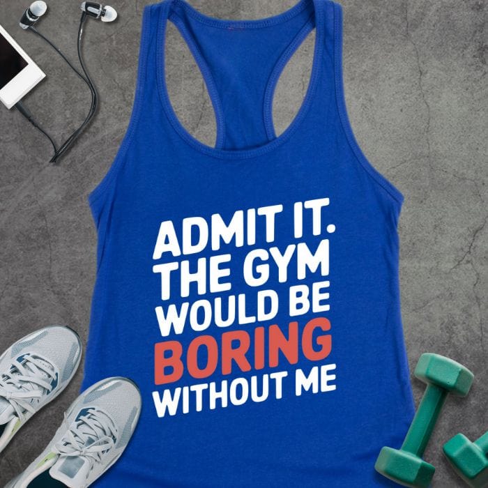 Tank Top XS / Solid Royal Admit It Tank