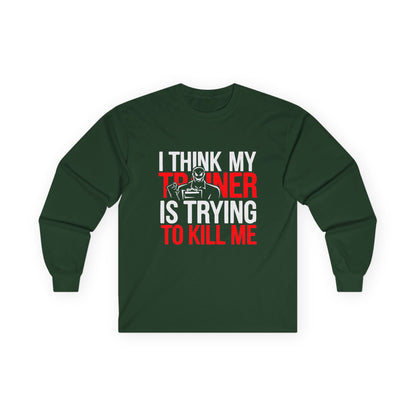 Trainer Trying Long Sleeve Tee