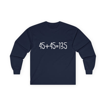 Gym Math Long Sleeve Tee