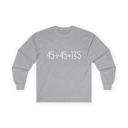Gym Math Long Sleeve Tee