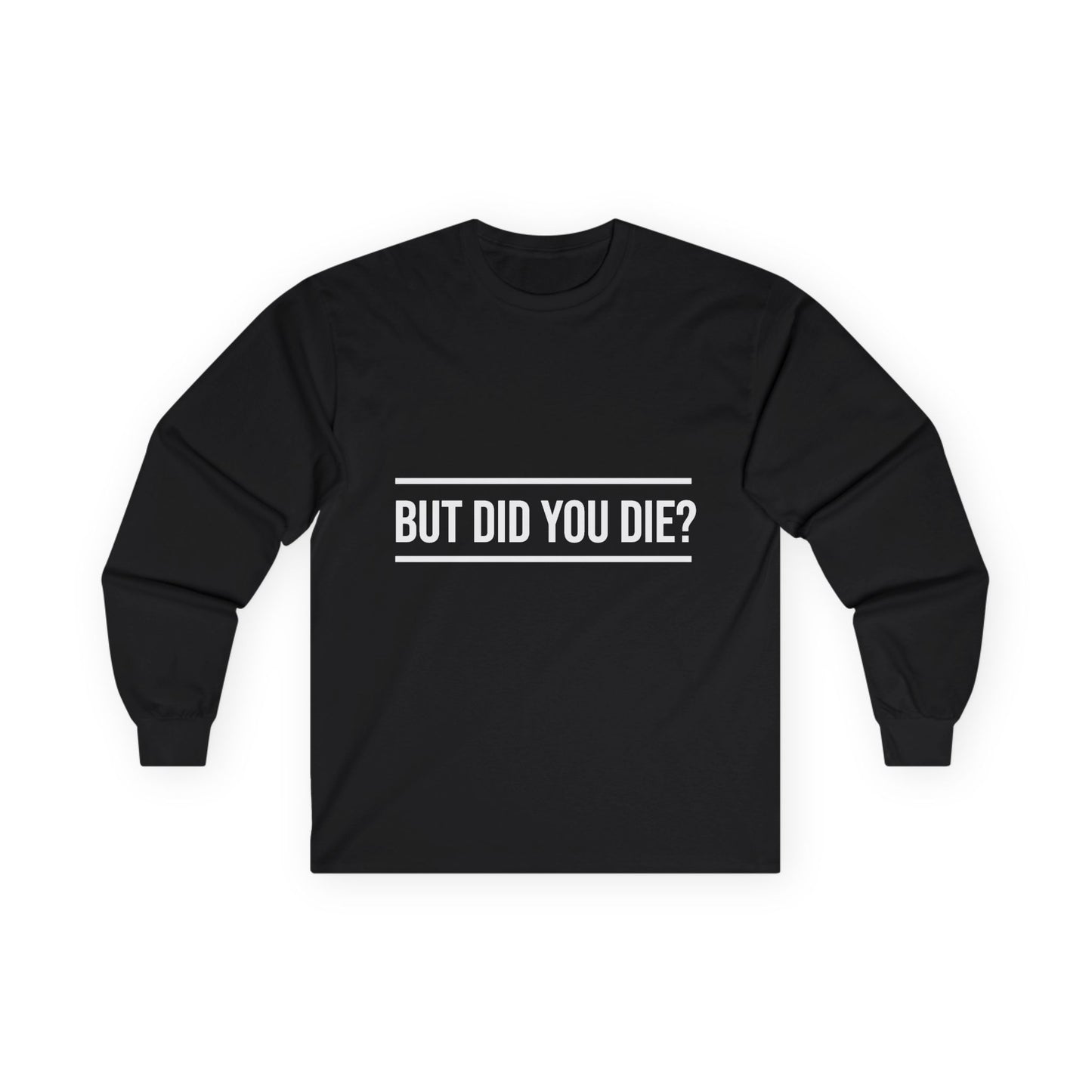 Did You Die Long Sleeve Tee