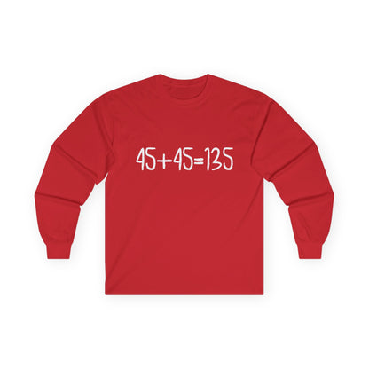 Gym Math Long Sleeve Tee
