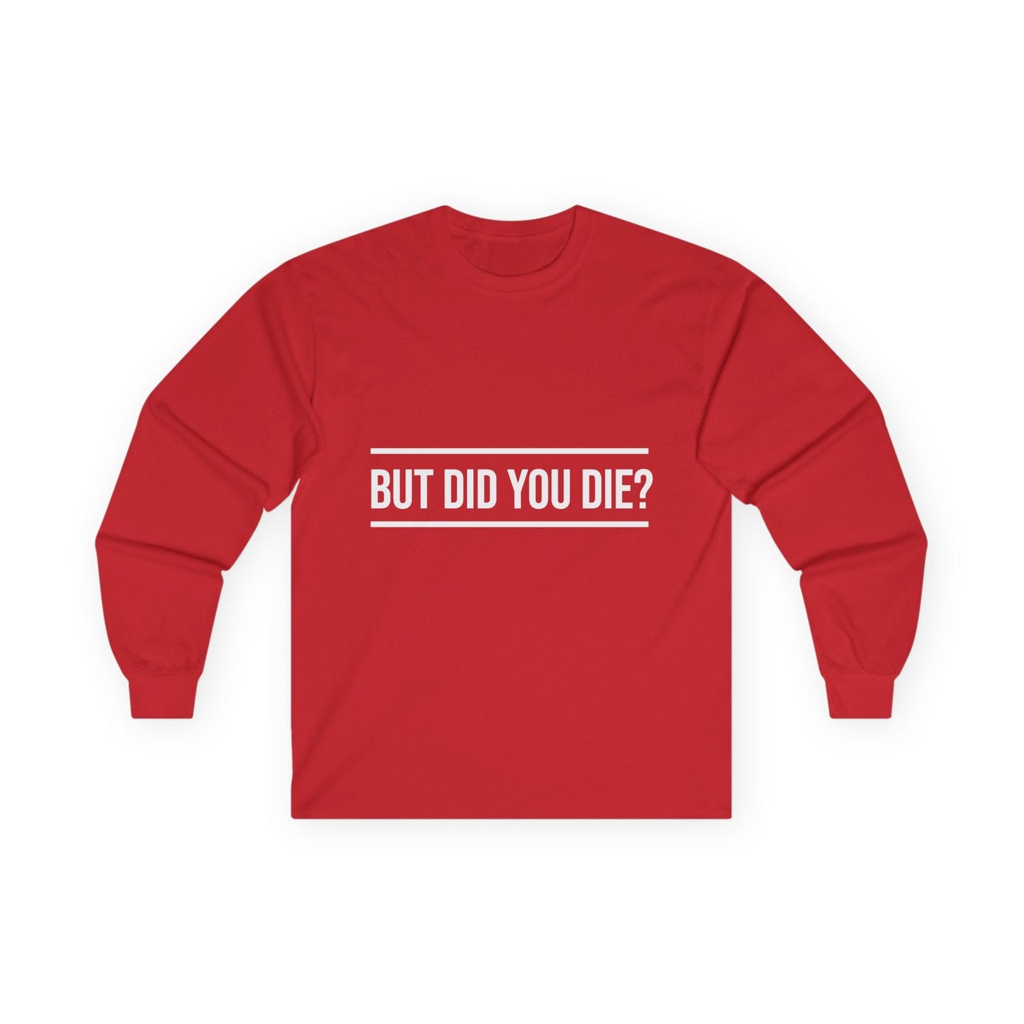 Did You Die Long Sleeve Tee