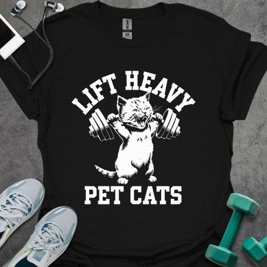 Lift Heavy Pet Cat T-Shirt