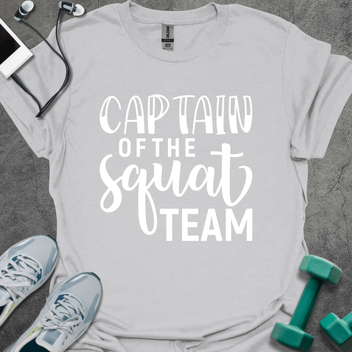 Captain Of The Squat Team T-Shirt