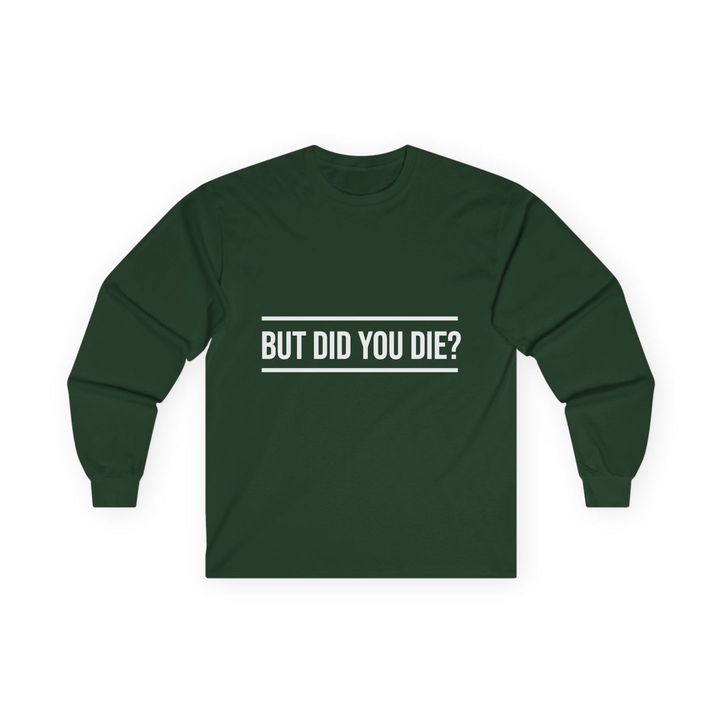 Did You Die Long Sleeve Tee