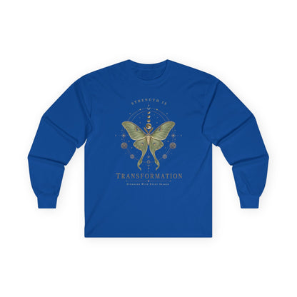 Moth Transformation Long Sleeve Tee