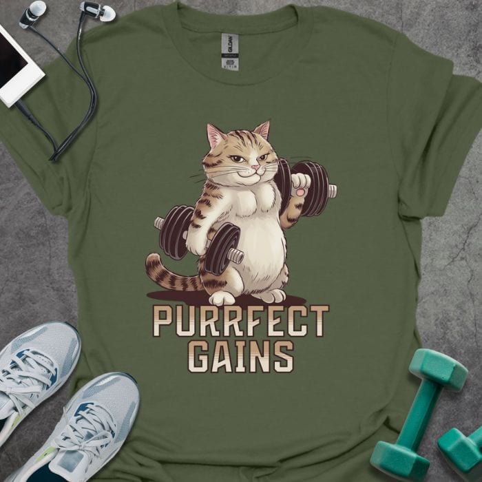 Purrfect Gains T-Shirt