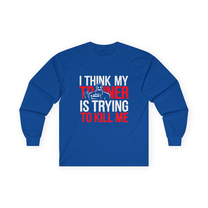 Trainer Trying Long Sleeve Tee
