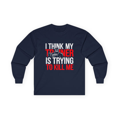 Trainer Trying Long Sleeve Tee