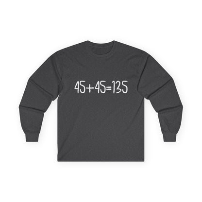 Gym Math Long Sleeve Tee