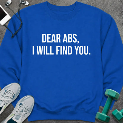 Sweatshirt Royal / S Dear Abs Sweatshirt