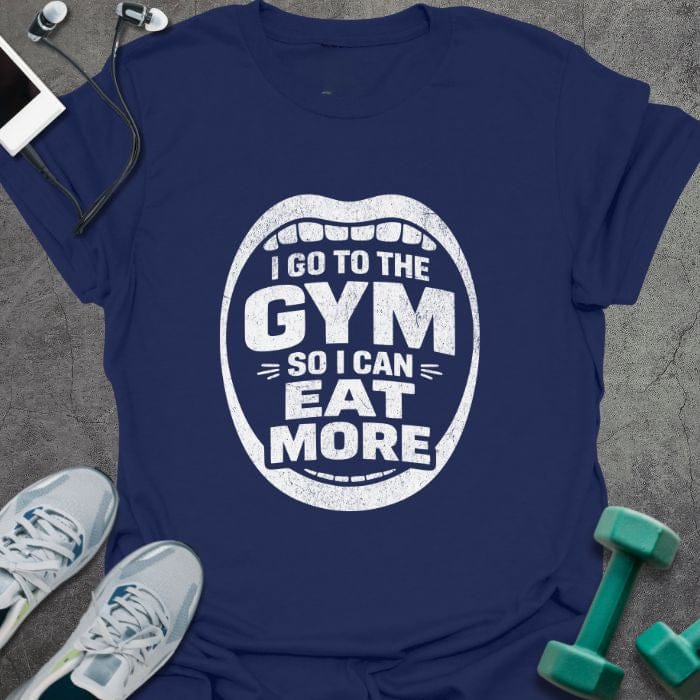 T-Shirt Navy / S Eat More T-Shirt