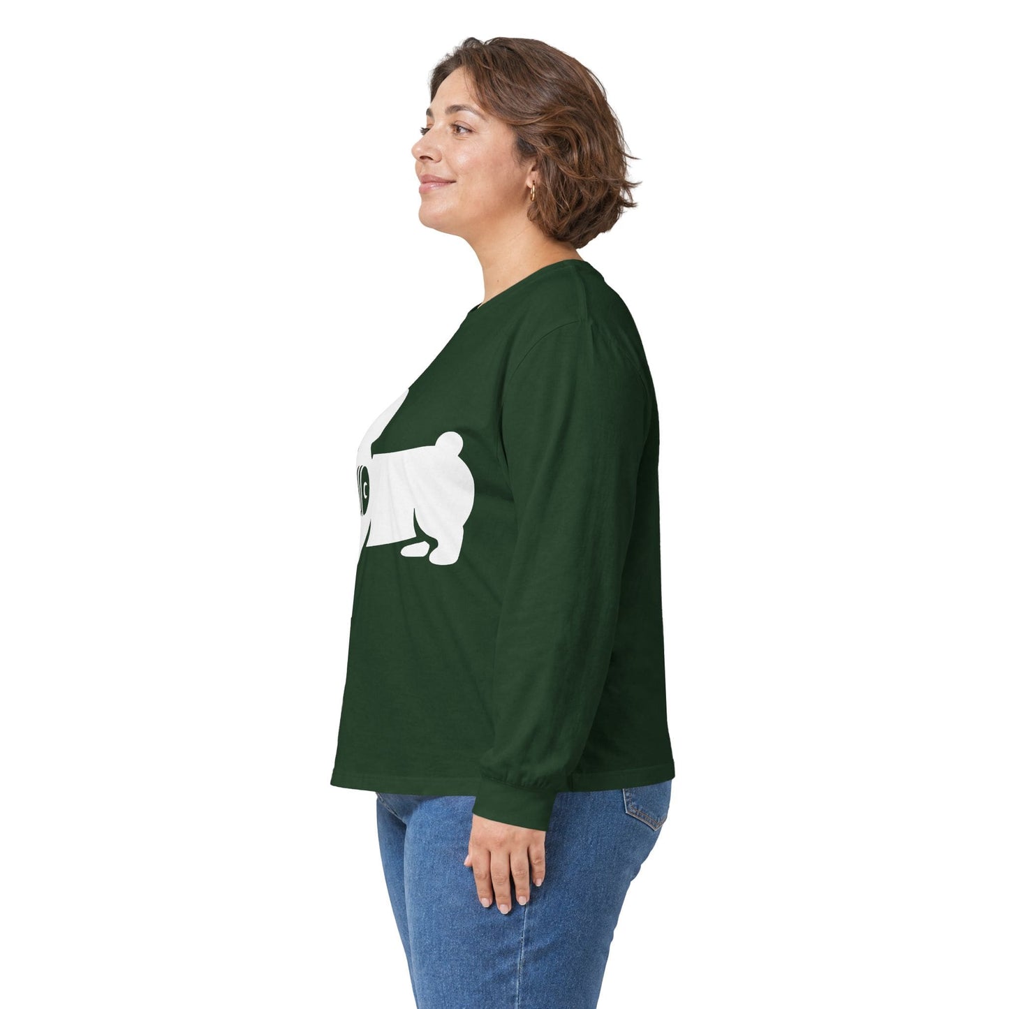 Long-sleeve Corgi Dumbbell Long Sleeve Tee