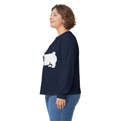 Long-sleeve Corgi Dumbbell Long Sleeve Tee