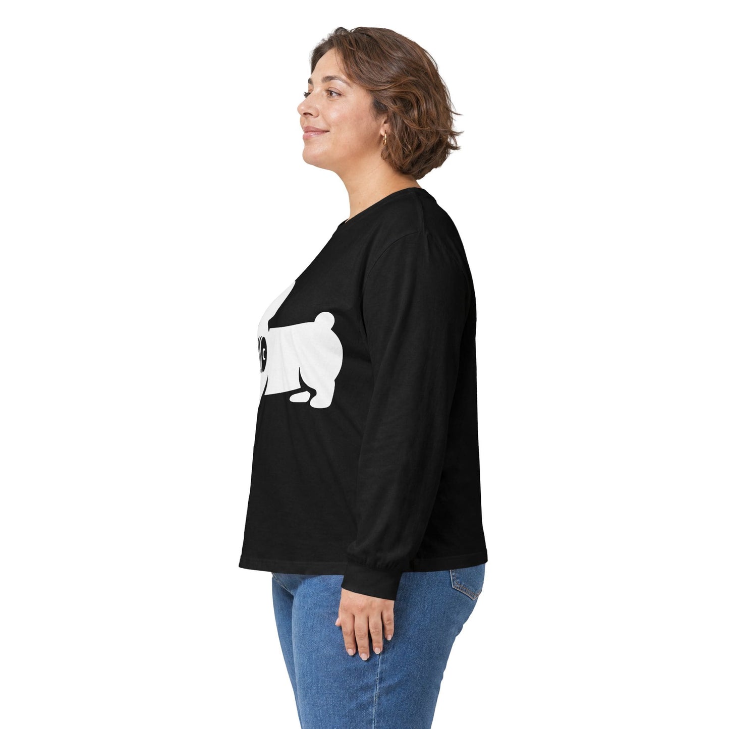 Long-sleeve Corgi Dumbbell Long Sleeve Tee