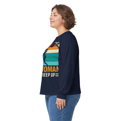 Long-sleeve Old Woman Lift Long Sleeve Tee